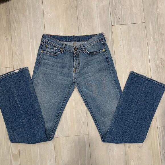 7 For All Mankind Women's Bootcut Flare Denim Size 30 - Picture 1 of 4